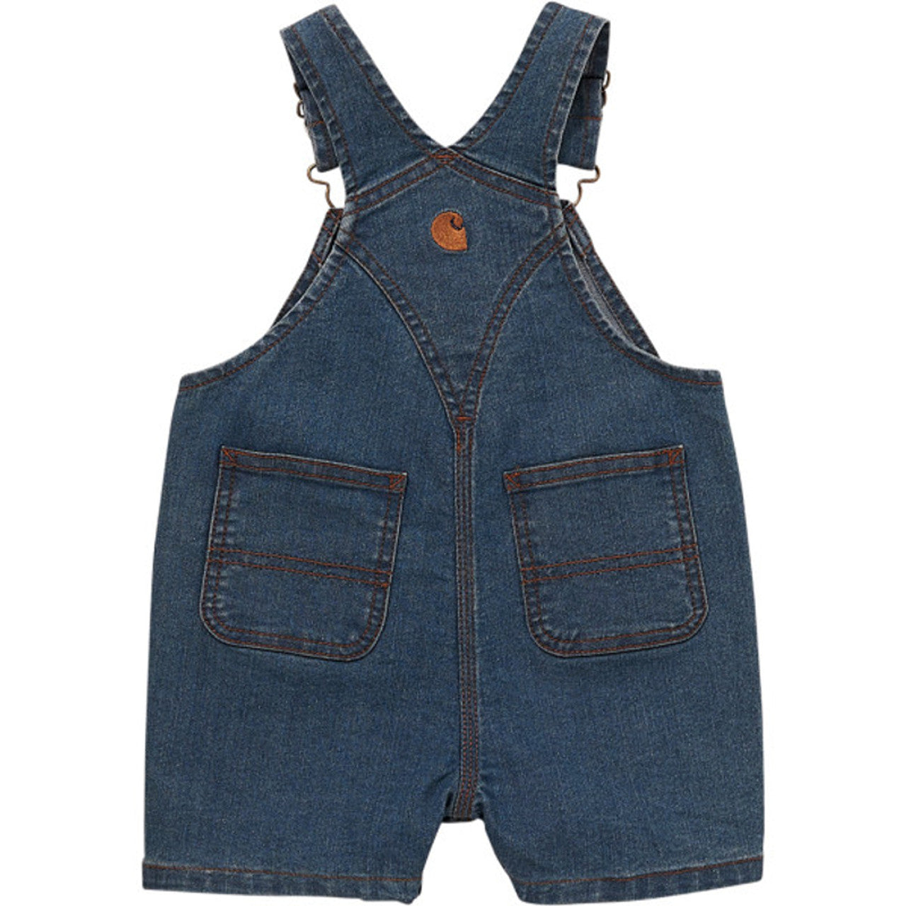 Kids Rugged Flex Denim Shortall - Denim Medium Wash