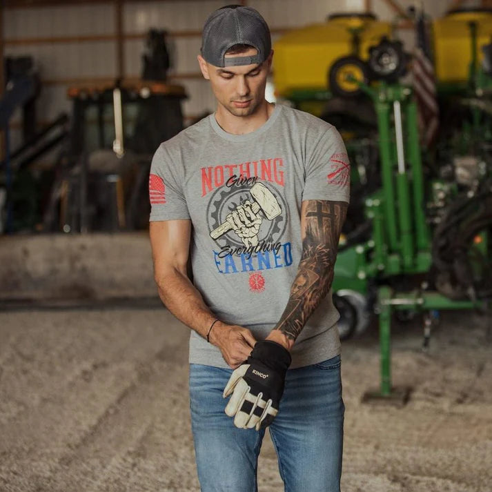 Nothing Given T-Shirt - Dark Heather Grey