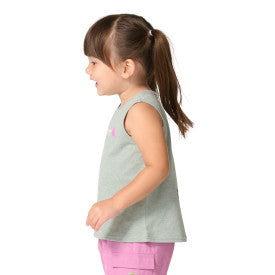 Youth Girls Sleeveless SUV T-Shirt - Laurel Heather Wash