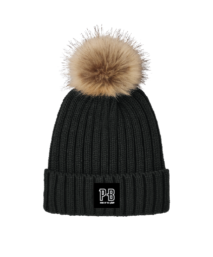 PB Pom Beanie, Deep Black display picture 3
