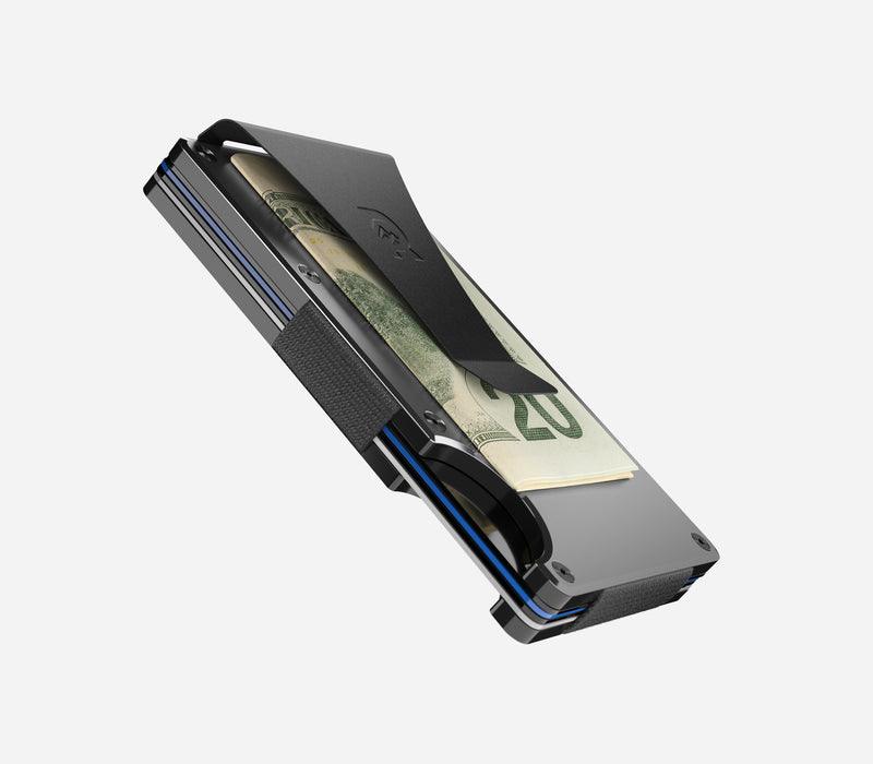 Gunmetal | Aluminum Minimalist Wallet - Money Clip