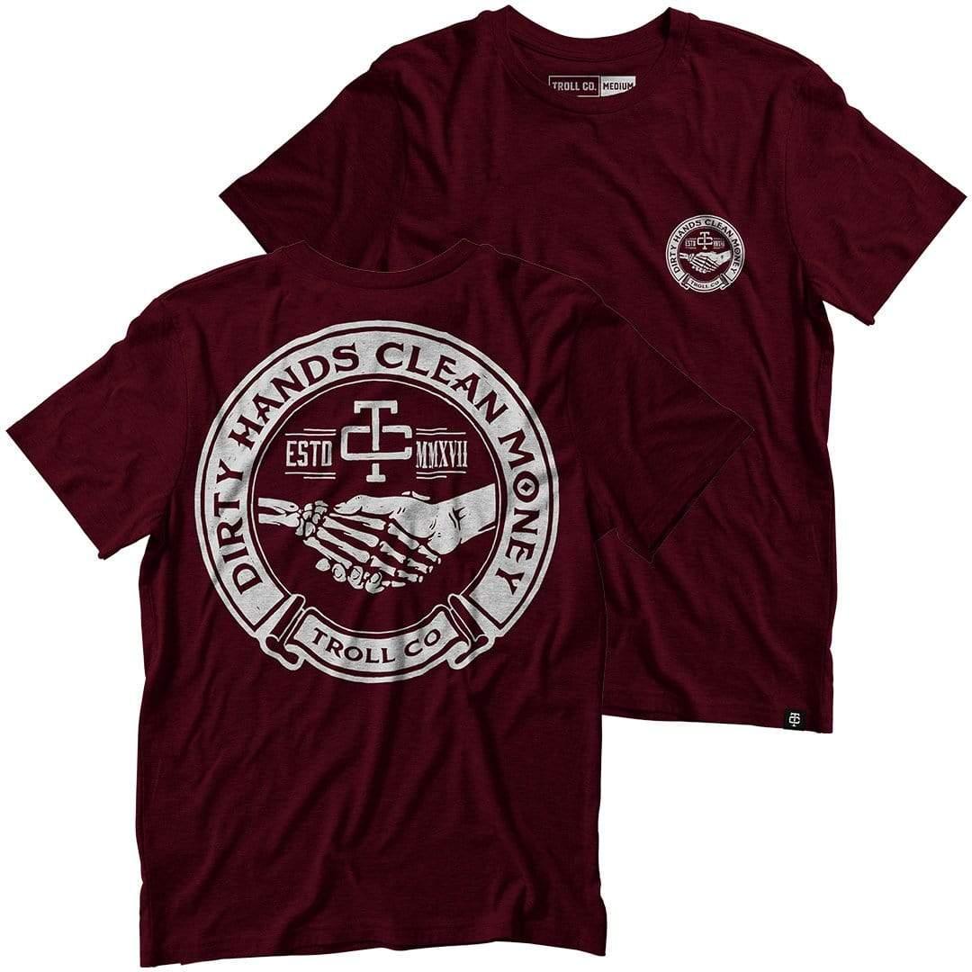 Haggler Tee: Maroon - Purpose-Built / Home of the Trades