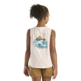 Youth Sleeveless Camping T-Shirt - Potpourri