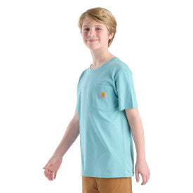 Youth Boys Short-Sleeve Outdoor Pocket T-Shirt - Stillwater