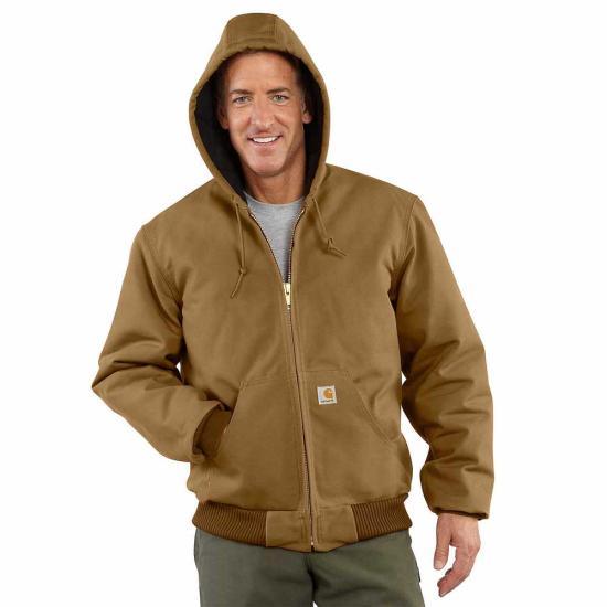 Duck Active Jacket - Quilted Flannel Lined - Gravel - Purpose-Built / Home of the Trades