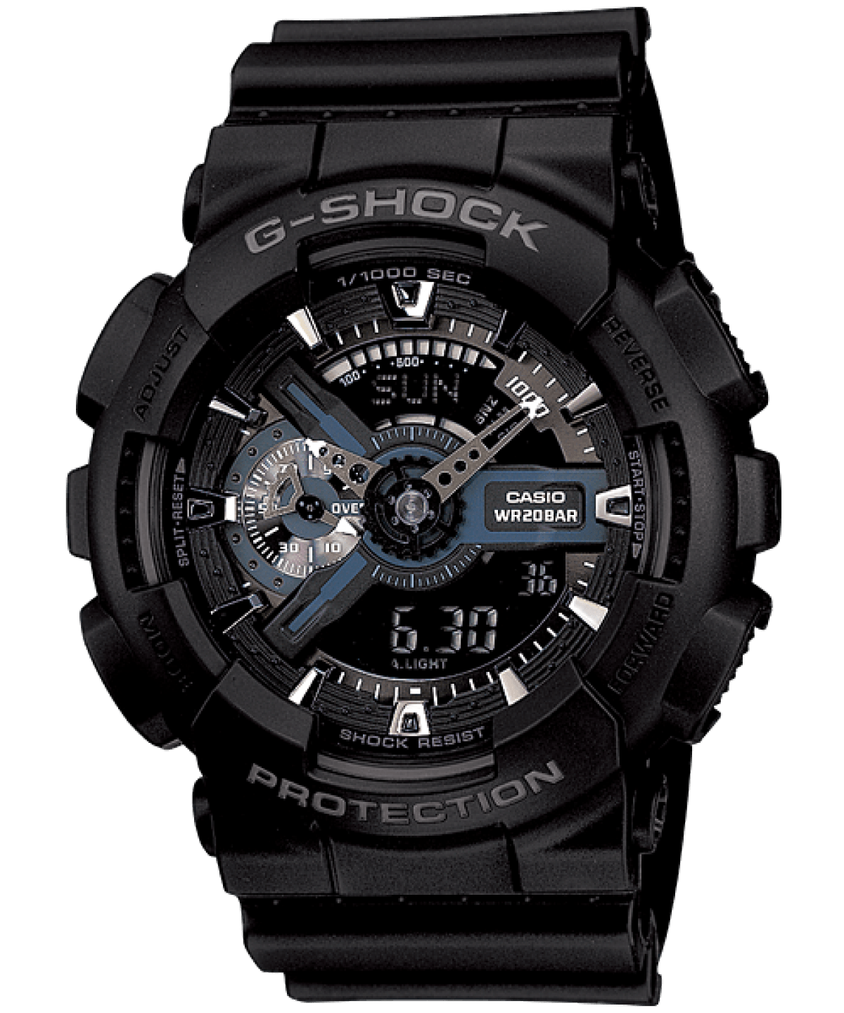 GA-110 Series Watch GA110-1B - Black - Purpose-Built / Home of the Trades