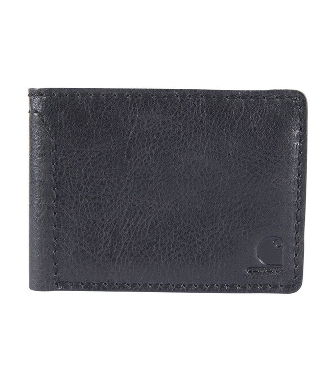 Patina Leather Bifold Wallet - Black