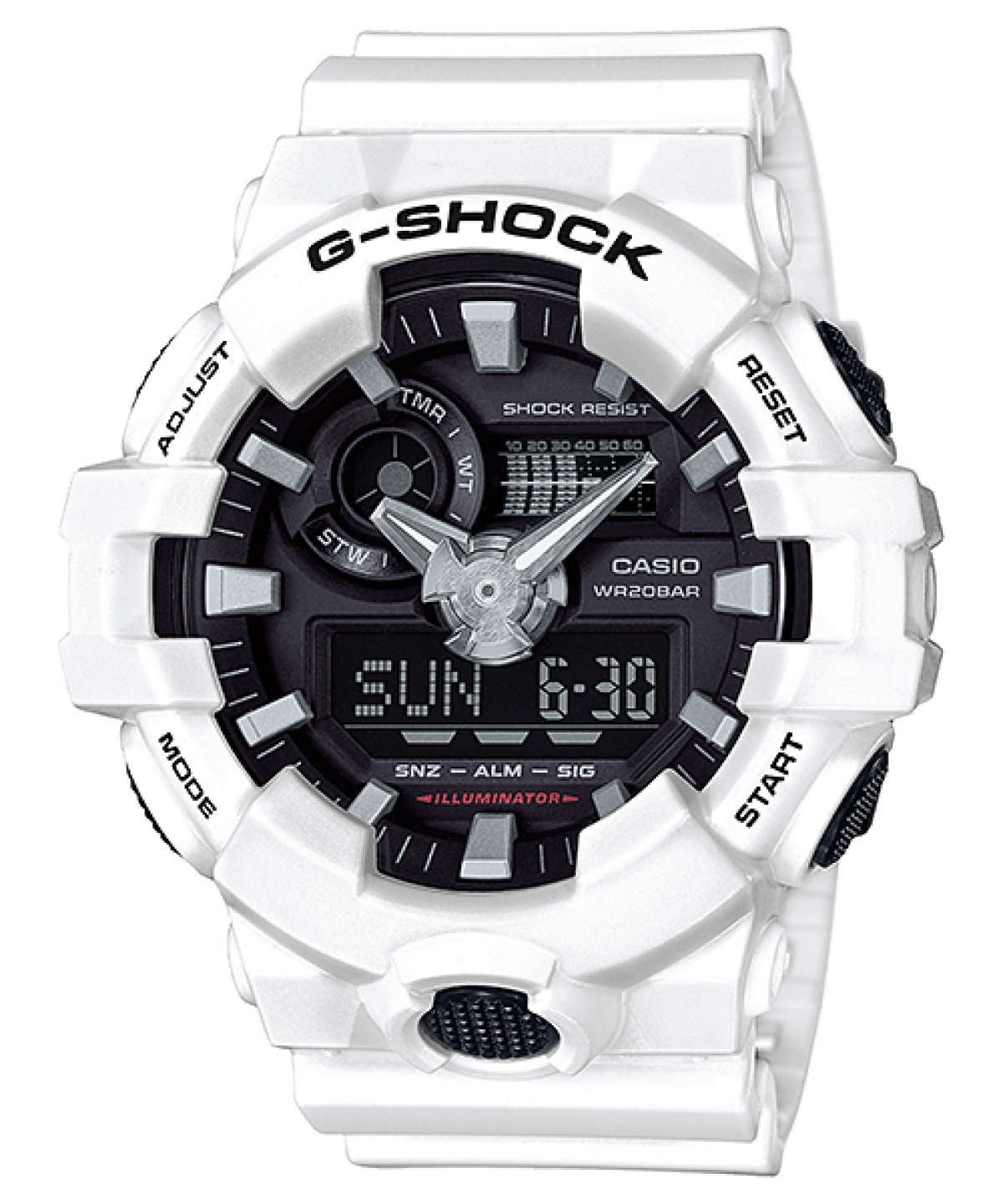 700 Series Watch - White - Purpose-Built / Home of the Trades