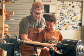 Youth Girls Short Sleeve Vehicle T-Shirt - Carhartt Brown