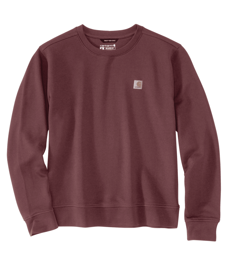 Relaxed Fit Midweight French Terry Crewneck Sweatshirt - Barnwood