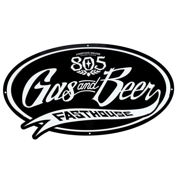 805 Taproom Metal Sign - Black