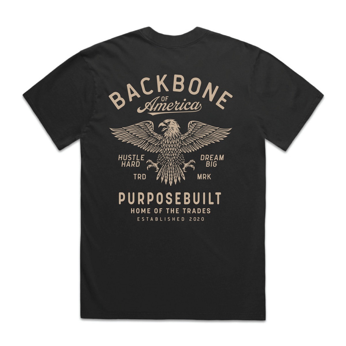 Americas Workforce Interlock Tee, Black