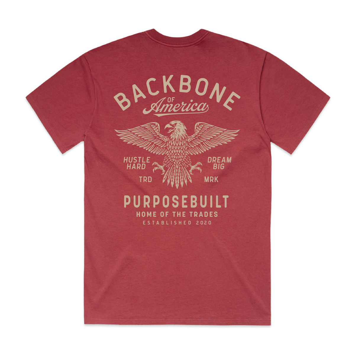 Americas Workforce HD Tee, Cardinal