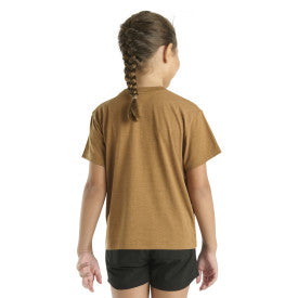 Youth Girls Short Sleeve Vehicle T-Shirt - Carhartt Brown
