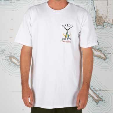Tailed Classic S/S Tee, White - Purpose-Built / Home of the Trades