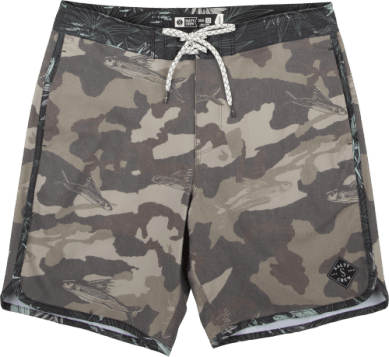 Cuddy Boardshort, Tan Black
