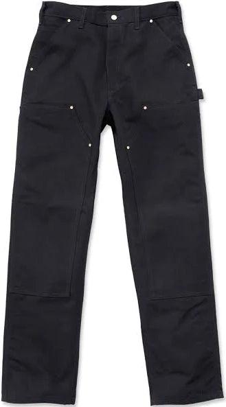 Men's Loose-Fit Firm Duck Double-Front Work Pants - Black - Purpose-Built / Home of the Trades