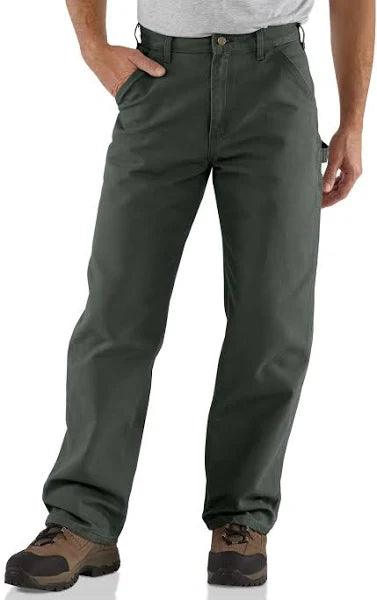 Carhartt B11 - Washed Duck Work Loose Fit Pant - Moss 36 / 30