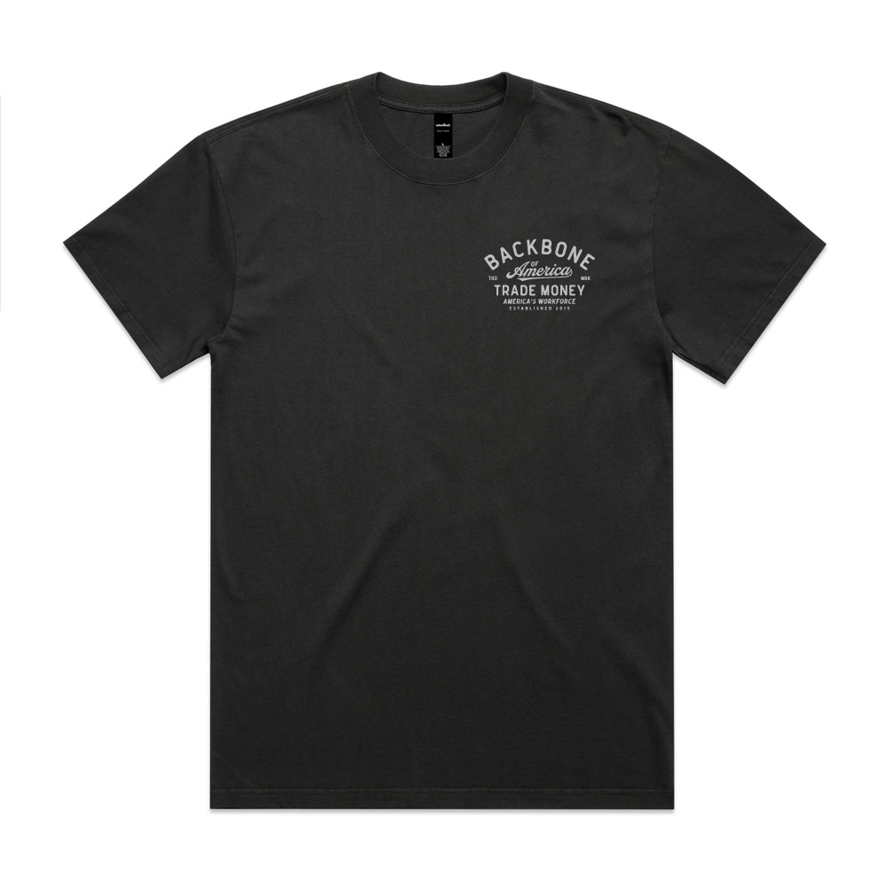 America's Workforce Heavy Tee, Faded Coal