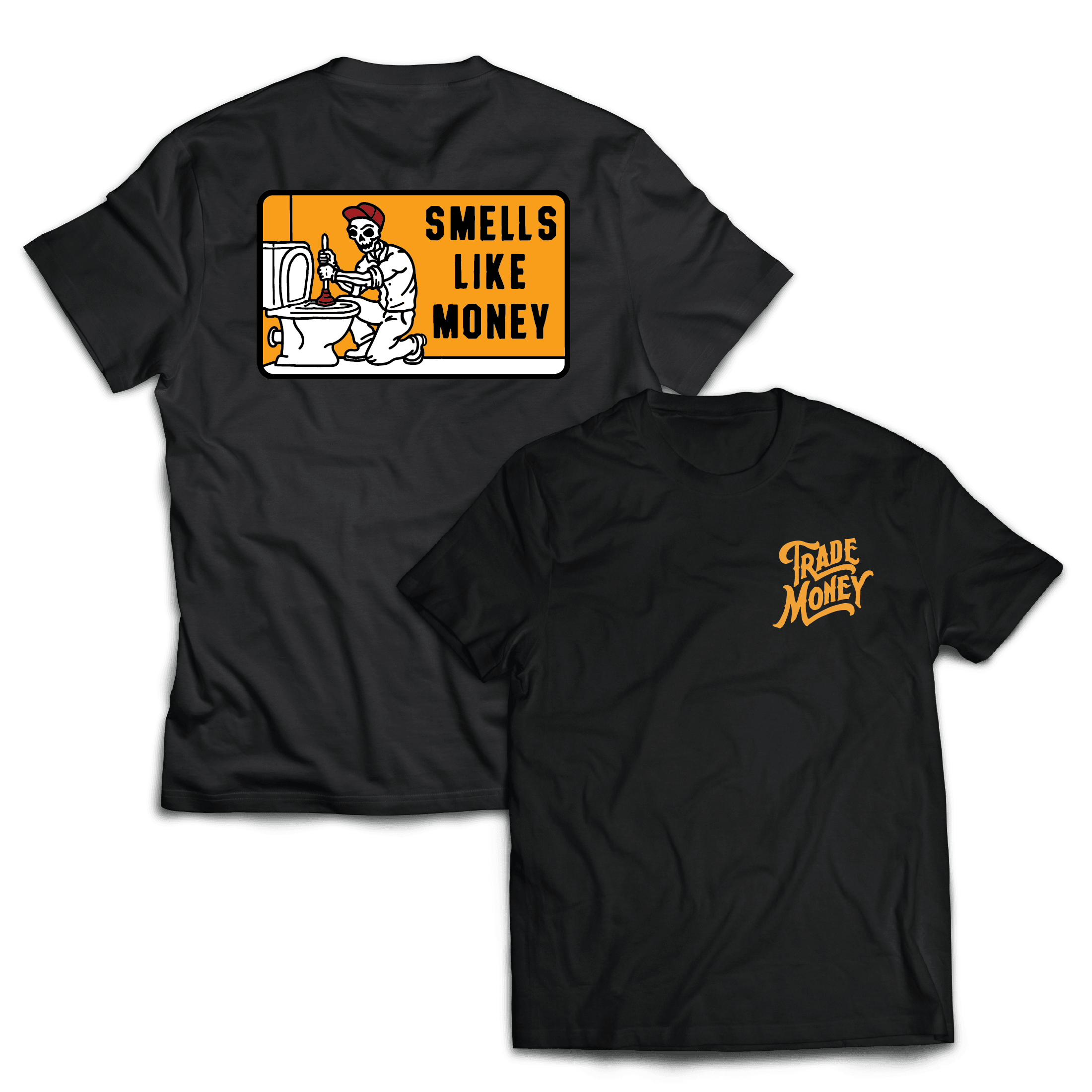 Smells Like Money Tee, Black Frost - Purpose-Built / Home of the Trades