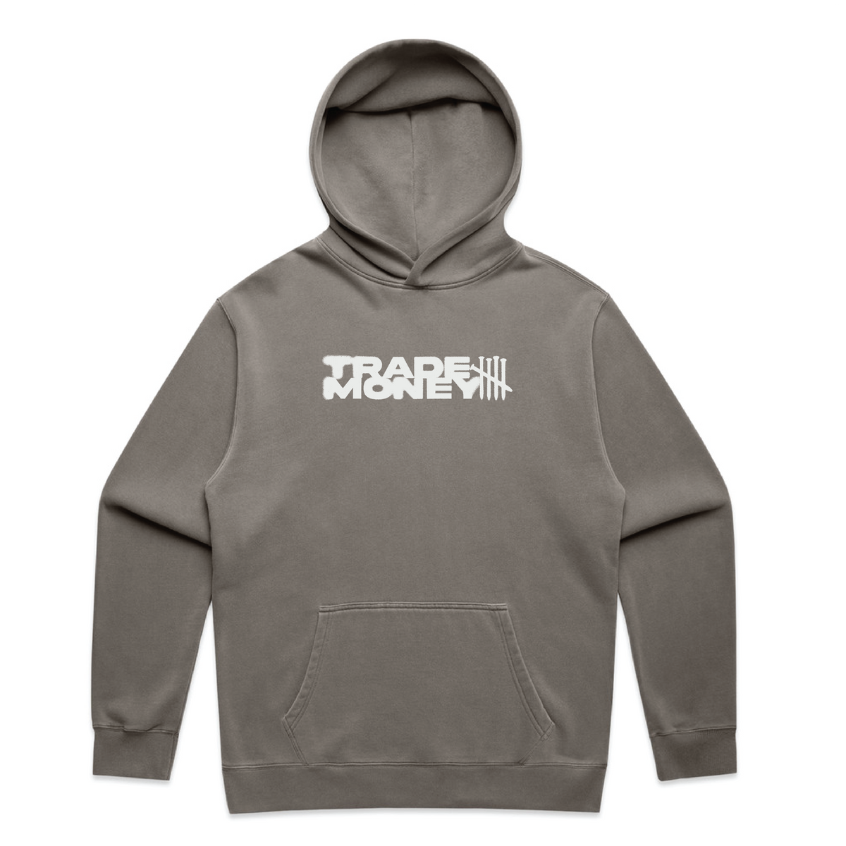 Lunch Money Hoodie, Faded Grey