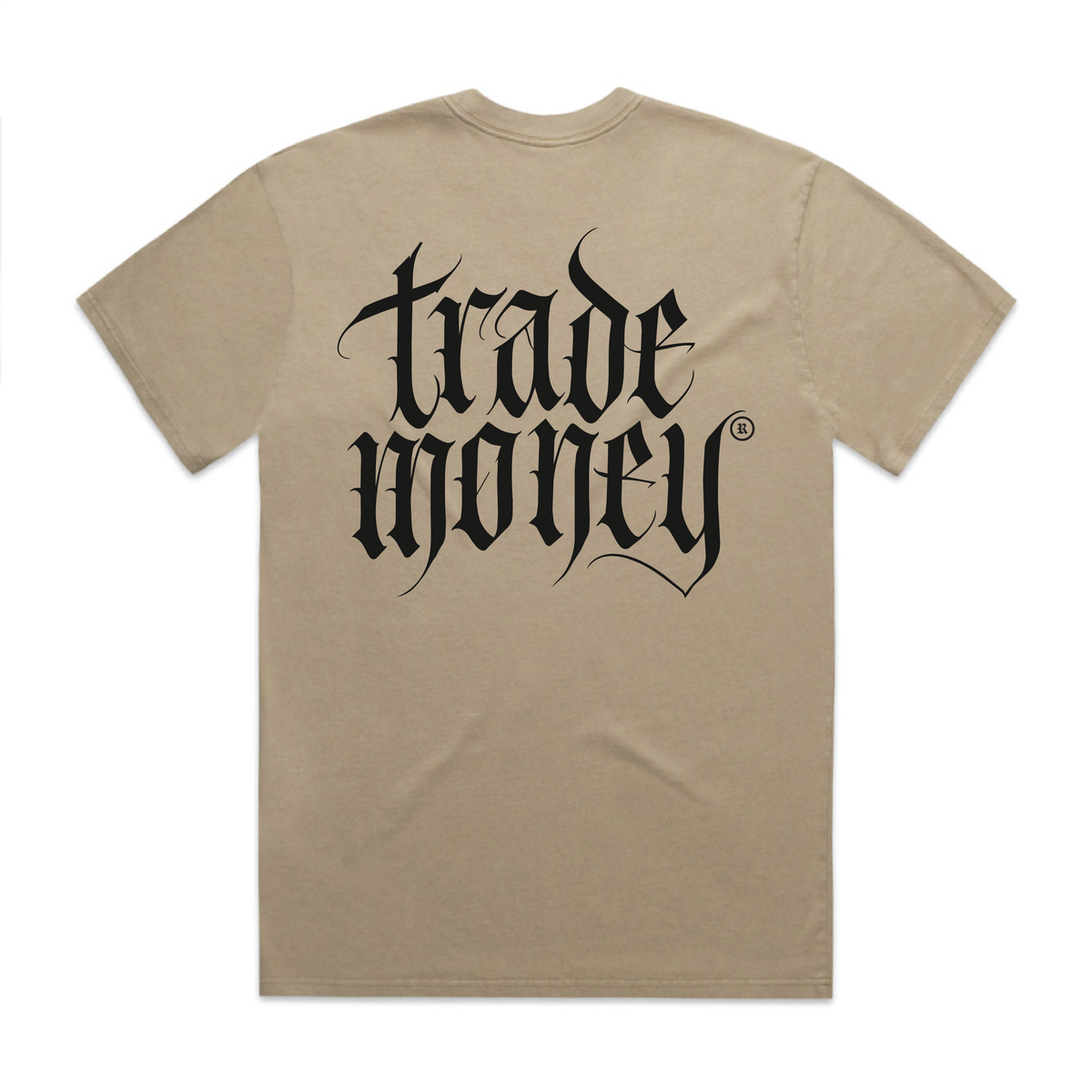 Stacked HD Tee, Faded Khaki