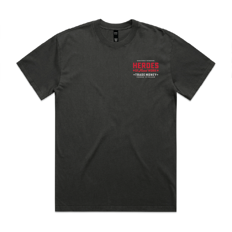 Smells Like Money HD Tee, Faded Black