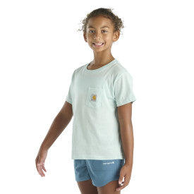 Youth Girls Short Sleeve Arch T-Shirt - Starlight Blue