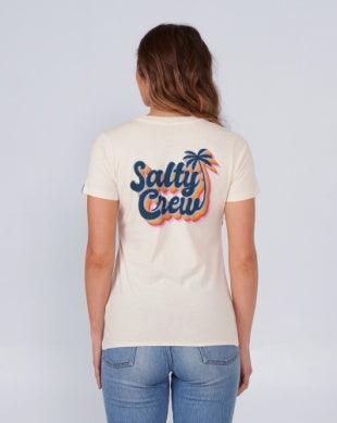 Women's Salty Seventies Classic Tee - Bone - Purpose-Built / Home of the Trades
