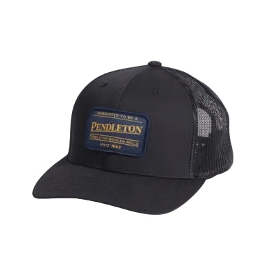 Classic Patch Trucker Hat - Black