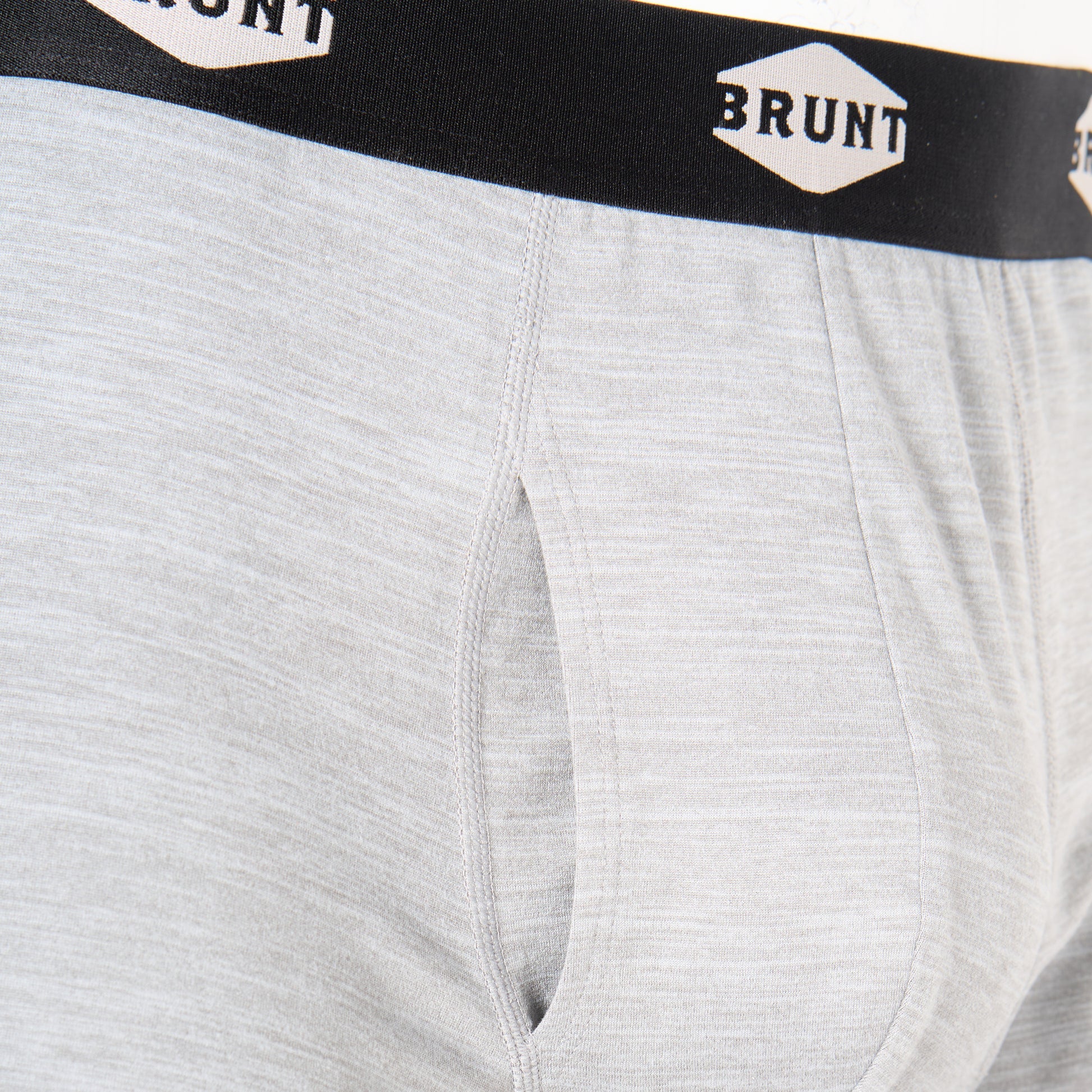 The 9in Comfort Tech Boxer Brief (2pk) - Black/Heather Grey