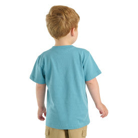 Boys Short Sleeve Construction T-Shirt - Adriatic Blue