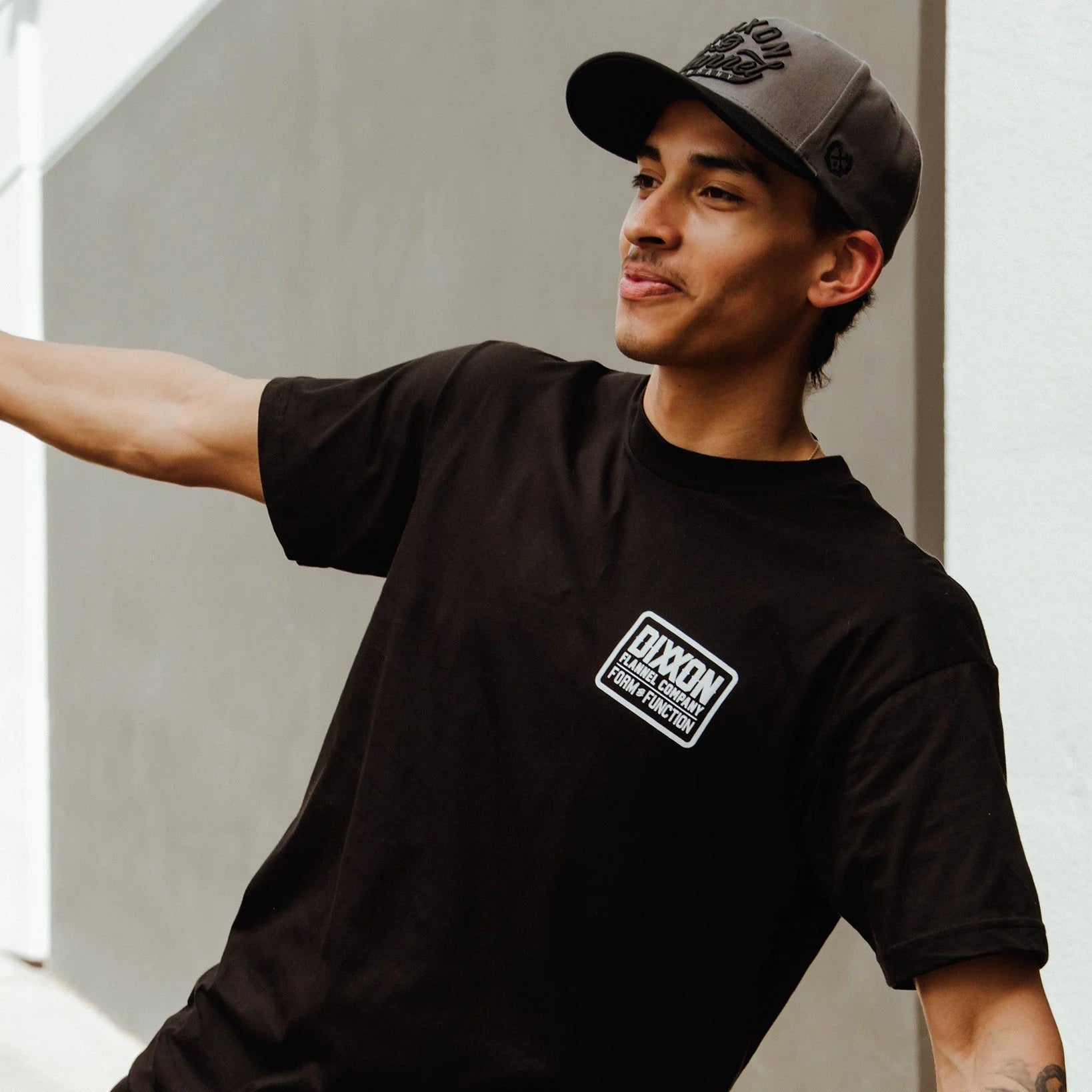 White Classic T-Shirt - Black