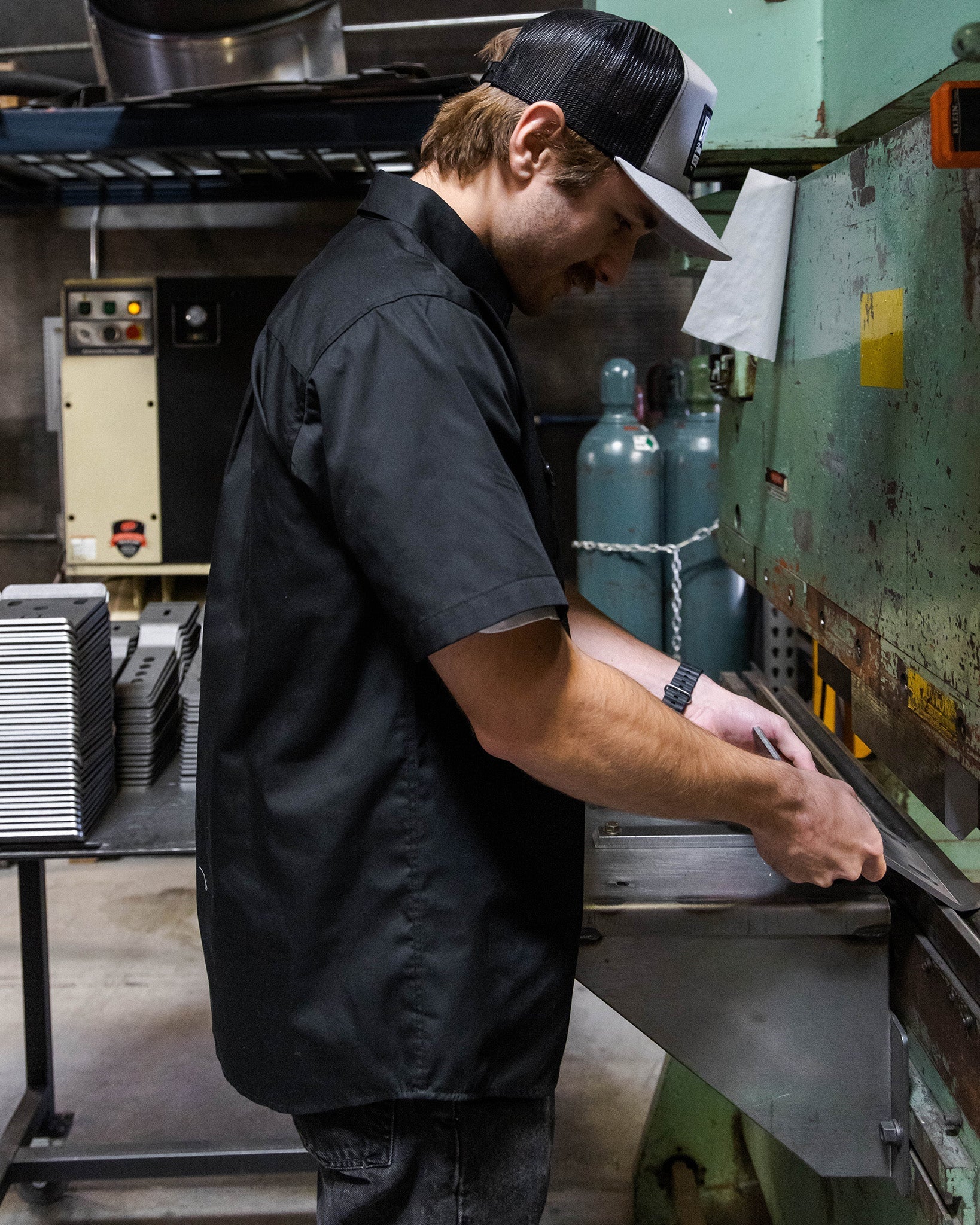 Workforce Short Sleeve Work Shirt - Black