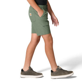 Youth Rugged Flex Heather Short -Laurel Wreath Heather