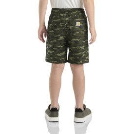 Youth Boys Rugged Flex Camo work Short - Olive