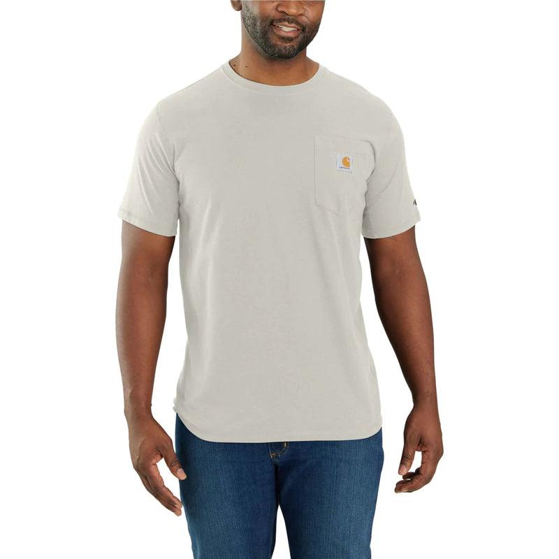 Carhartt force® relaxed fit midweight short-sleeve pocket t-shirt - Malt - Purpose-Built / Home of the Trades