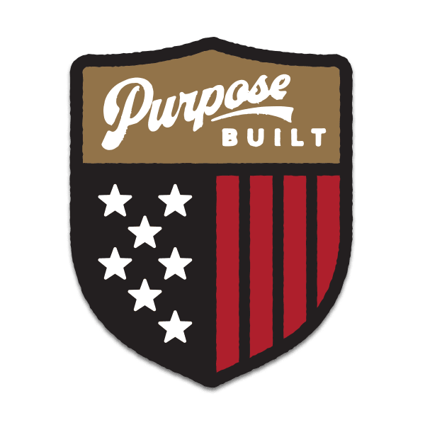BADGE STICKER (3IN) - 49ERs - Purpose-Built / Home of the Trades