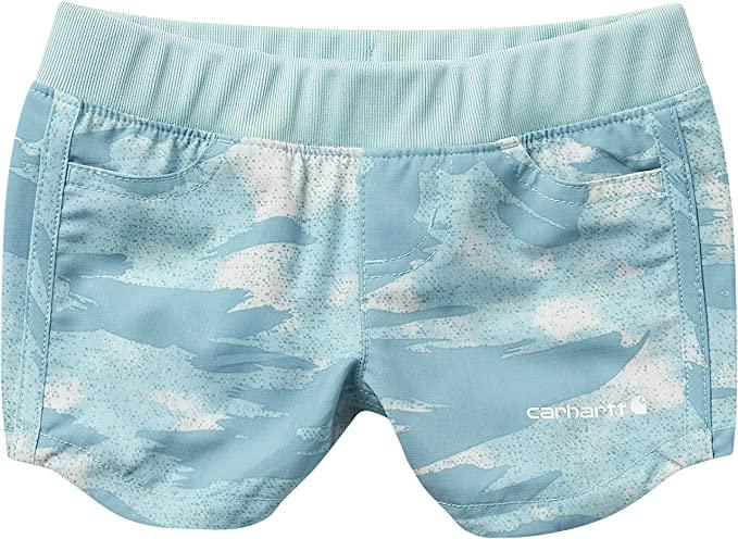 CH9287 Lightweight Ripstop Camo Shorts Girls