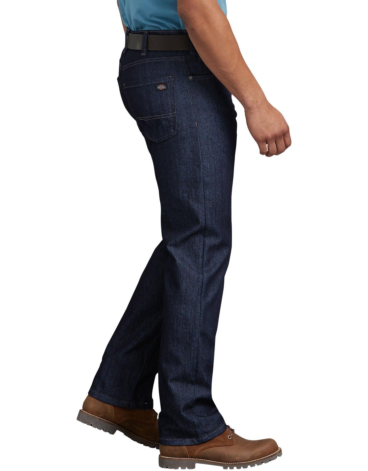 Review - Flex Regular Fit Straight Leg 5-Pocket Toughmax Denim Jeans (Rinsed Indigo Blue) - Purpose-Built / Home of the Trades