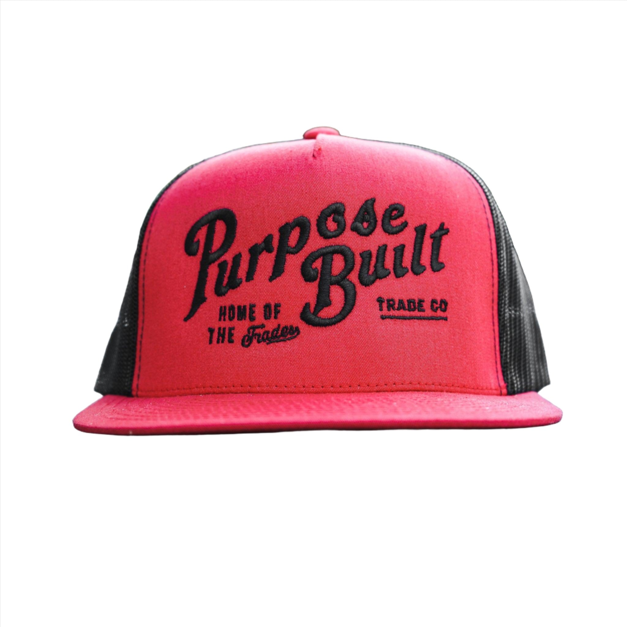 Freightline Snapback Hat - Red/Black - Purpose-Built / Home of the Trades
