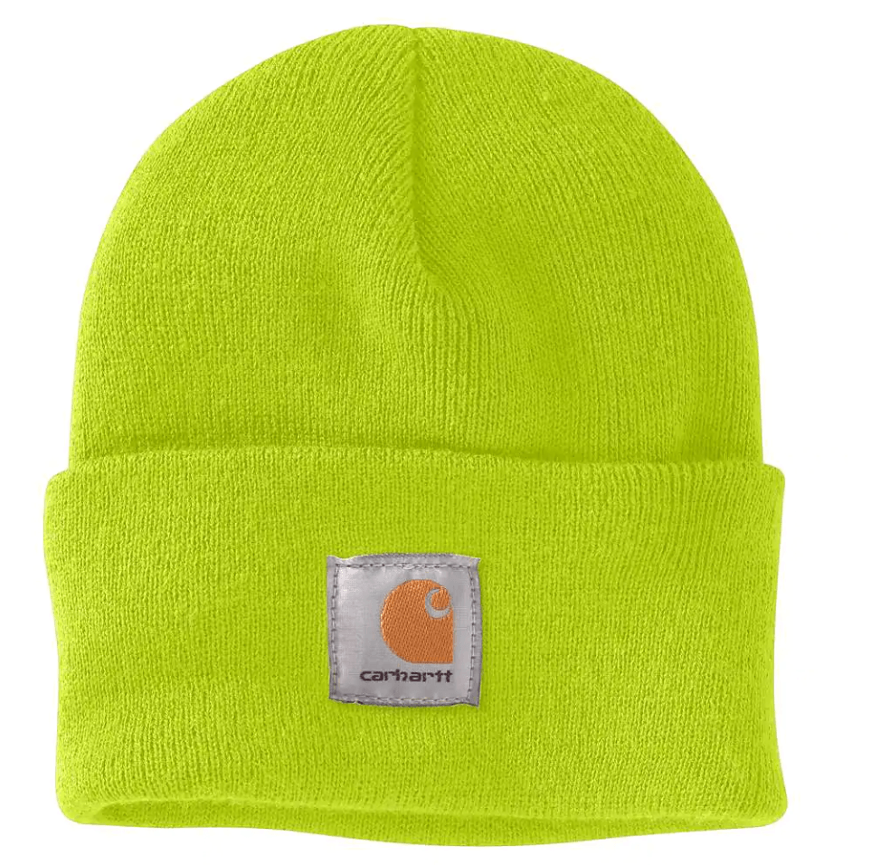 A18 Knit Cuffed Beanie - Bright Lime - Purpose-Built / Home of the Trades
