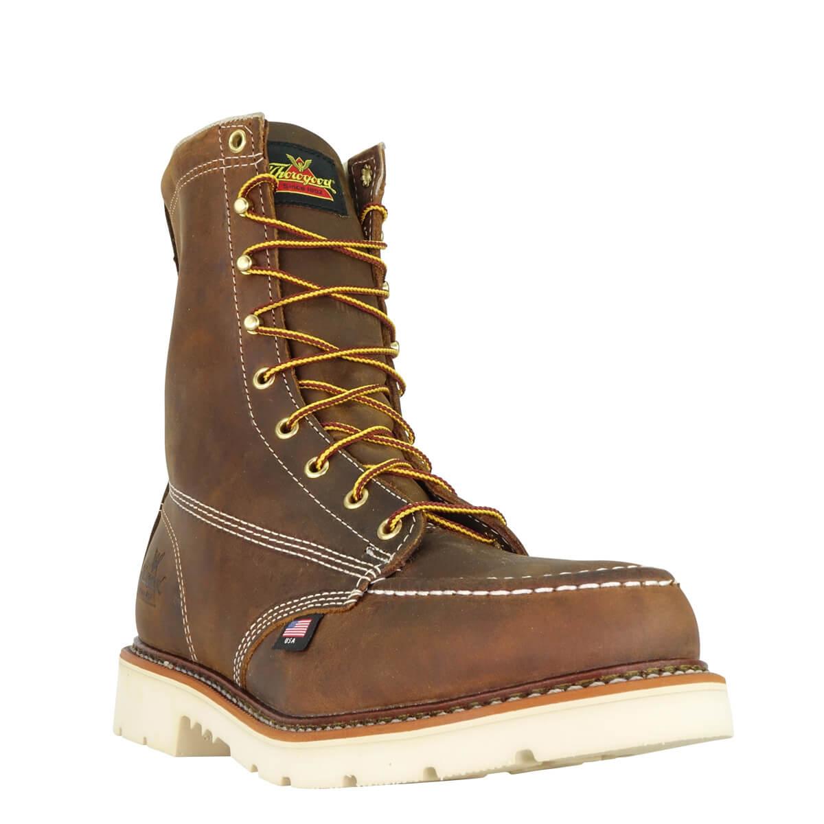 American Heritage - 8" Trail Crazyhorse - Moc Toe MAXwear 90 (Steel Toe) - Purpose-Built / Home of the Trades