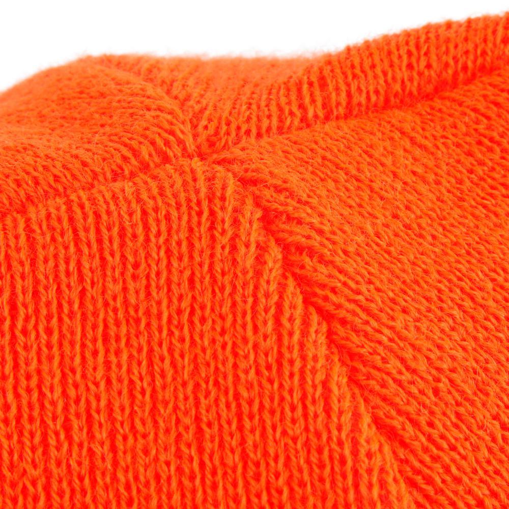 A18 Knit Cuffed Beanie - Bright Orange - -