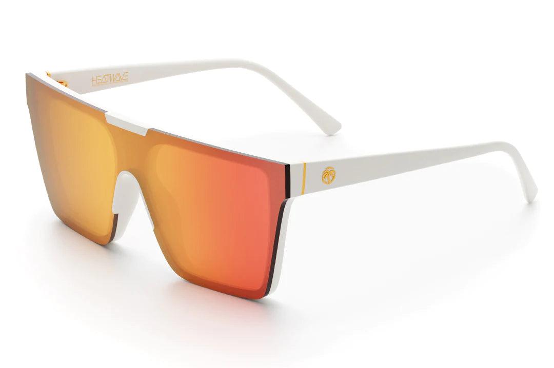 CLARITY SUNGLASSES WHITE ROSE GOLD POLARIZED