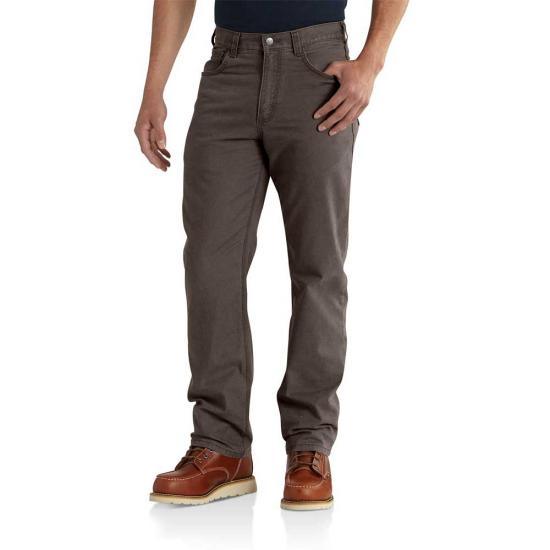 Rugged Flex Rigby 5-Pocket Work Pant (Dark Coffee) - Purpose-Built / Home of the Trades
