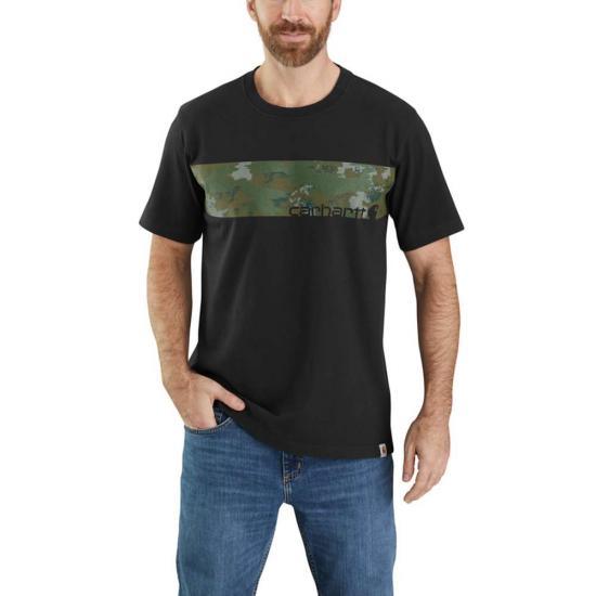 HW SS CAMO GRAPHIC TEE BLACK