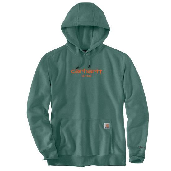 Force Relaxed Fit Lightweight Logo Graphic Sweatshirt - Slate Green - Purpose-Built / Home of the Trades