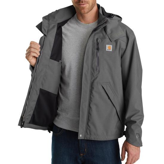 J162 - Storm Defender Loose Fit Heavyweight Jacket - Gravel
