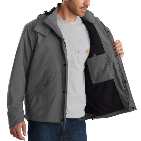 J162 - Storm Defender Loose Fit Heavyweight Jacket - Gravel